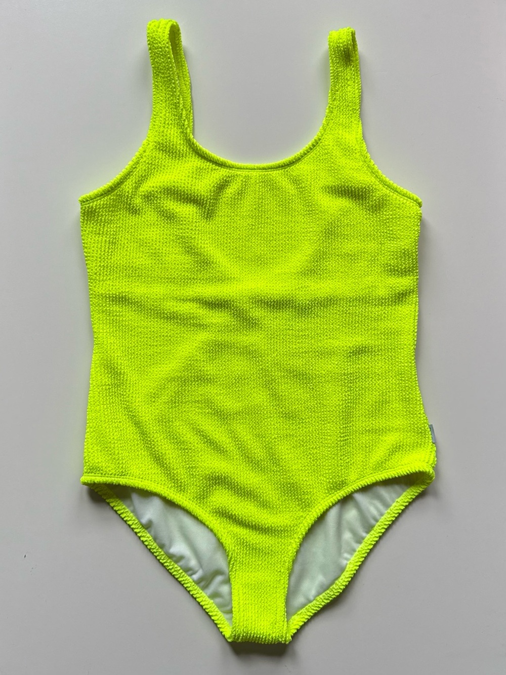 Limeapple Girls Ester Crinkle One-Piece Swimsuit, Citrus Lime - Size 16